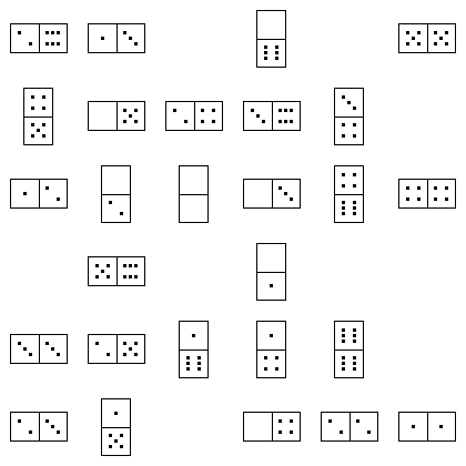 Domino Puzzle Grid