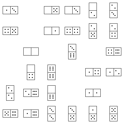 Domino Puzzle Grid
