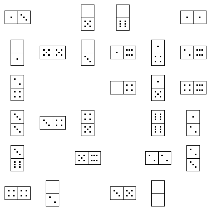 Domino Puzzle Grid