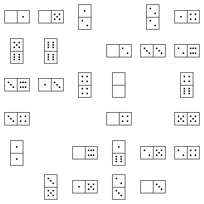 Domino Puzzle Grid