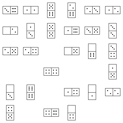 Domino Puzzle Grid