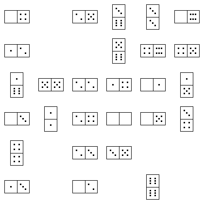 Domino Puzzle Grid