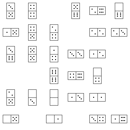 Domino Puzzle Grid