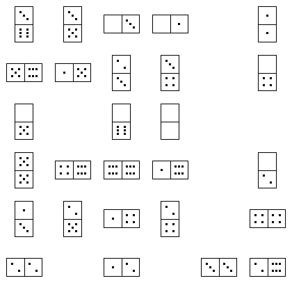 Domino Puzzle Grid