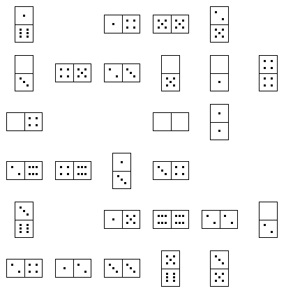 Domino Puzzle Grid