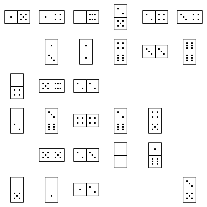 Domino Puzzle Grid