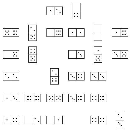 Domino Puzzle Grid