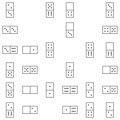 Domino Puzzle Grid