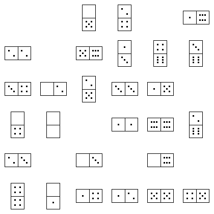 Domino Puzzle Grid