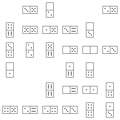 Domino Puzzle Grid