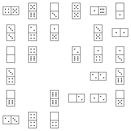 Domino Puzzle Grid