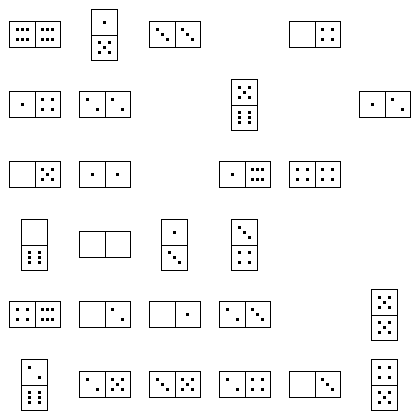 Domino Puzzle Grid