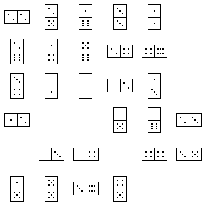 Domino Puzzle Grid