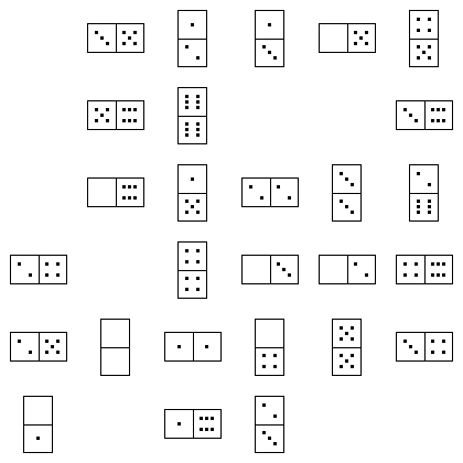 Domino Puzzle Grid