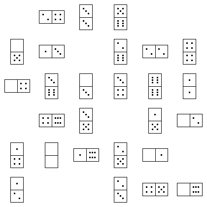 Domino Puzzle Grid