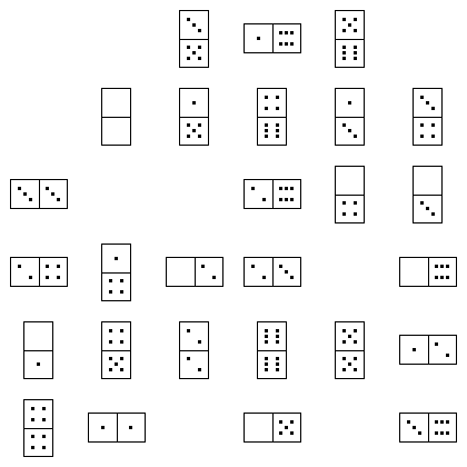 Domino Puzzle Grid