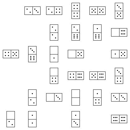 Domino Puzzle Grid
