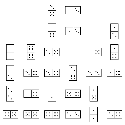 Domino Puzzle Grid