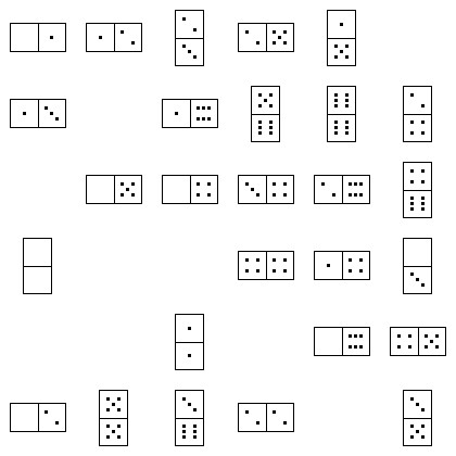 Domino Puzzle Grid