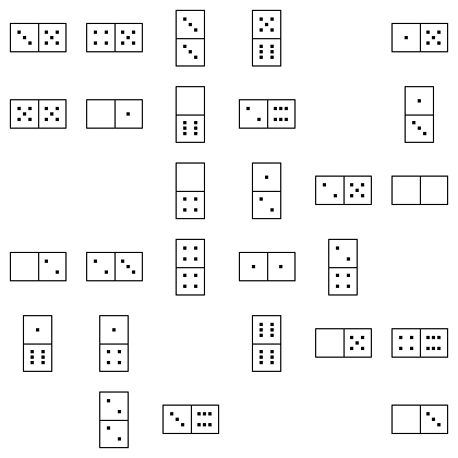Domino Puzzle Grid