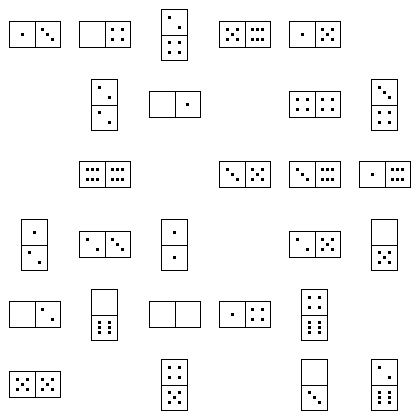 Domino Puzzle Grid