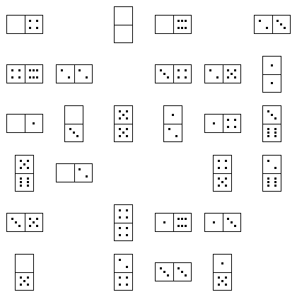 Domino Puzzle Grid
