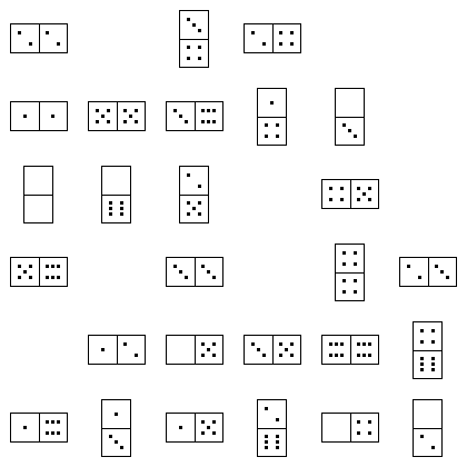 Domino Puzzle Grid