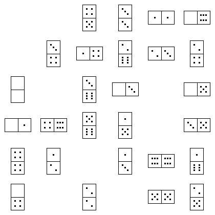 Domino Puzzle Grid