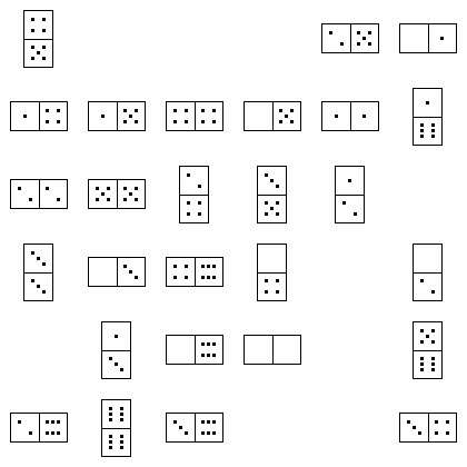 Domino Puzzle Grid