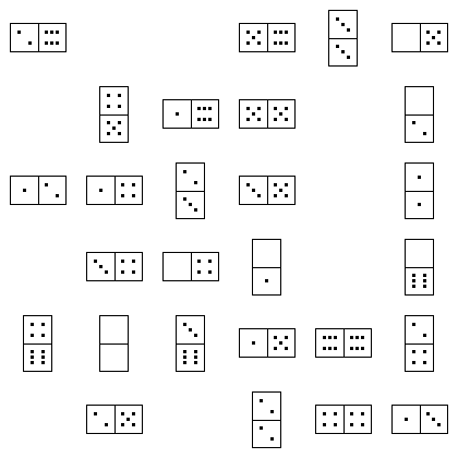 Domino Puzzle Grid
