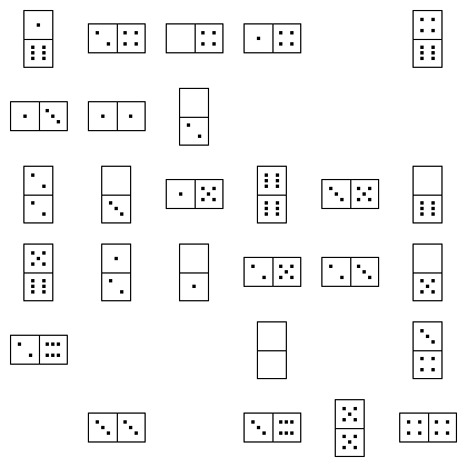 Domino Puzzle Grid