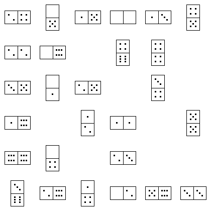 Domino Puzzle Grid