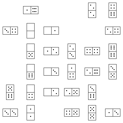 Domino Puzzle Grid