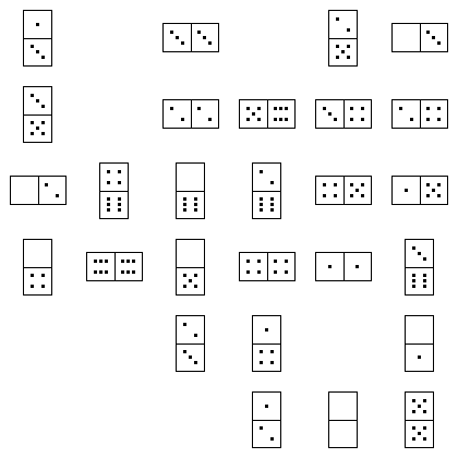 Domino Puzzle Grid