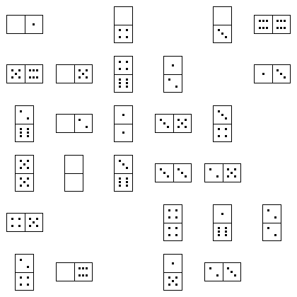 Domino Puzzle Grid
