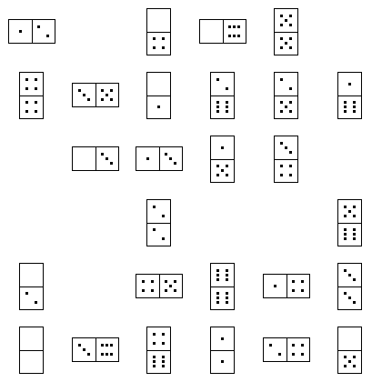 Domino Puzzle Grid