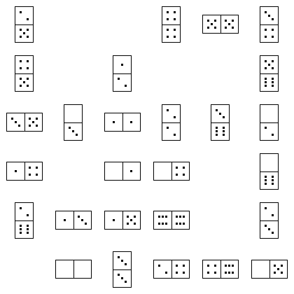 Domino Puzzle Grid