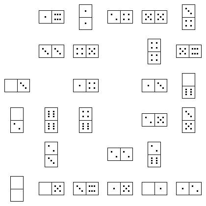 Domino Puzzle Grid