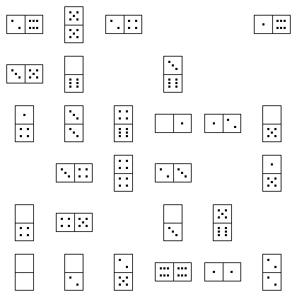 Domino Puzzle Grid