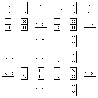 Domino Puzzle Grid