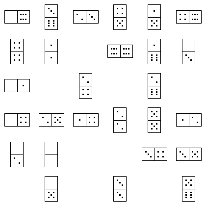 Domino Puzzle Grid