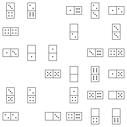 Domino Puzzle Grid