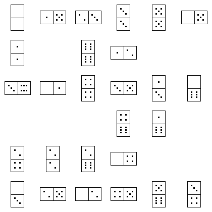 Domino Puzzle Grid