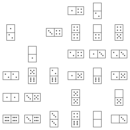 Domino Puzzle Grid