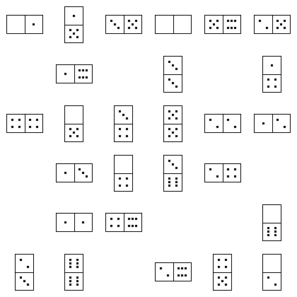 Domino Puzzle Grid