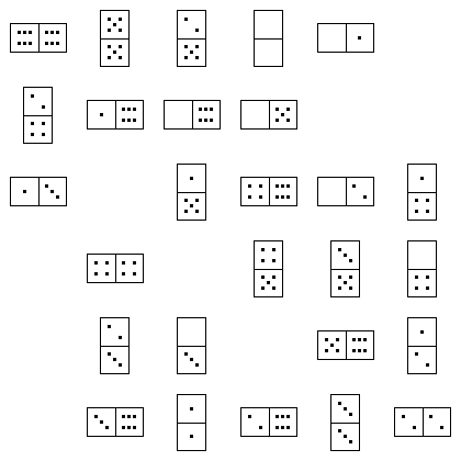 Domino Puzzle Grid