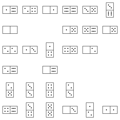 Domino Puzzle Grid
