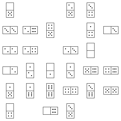 Domino Puzzle Grid