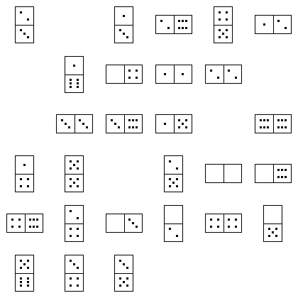 Domino Puzzle Grid