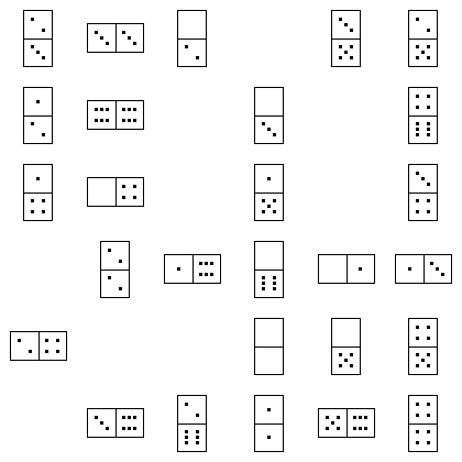 Domino Puzzle Grid